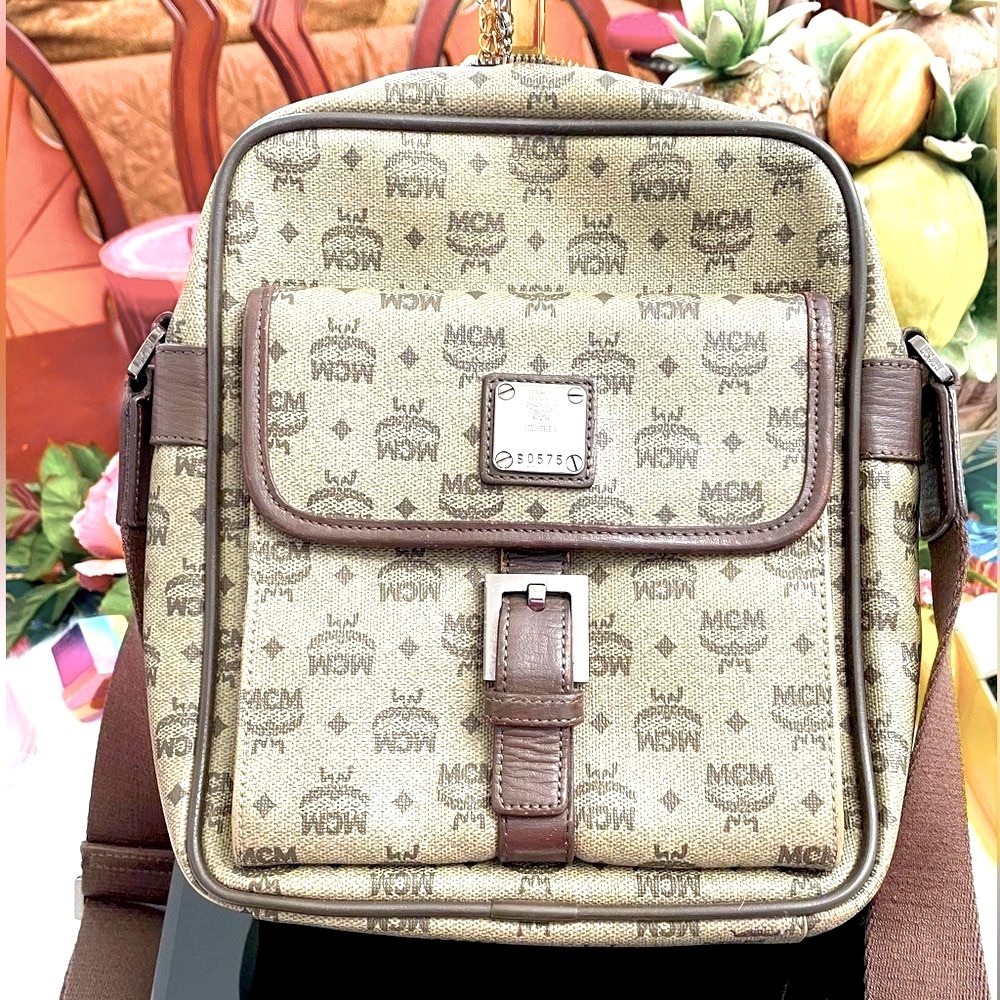 MCM Crossbody Canvas Bag